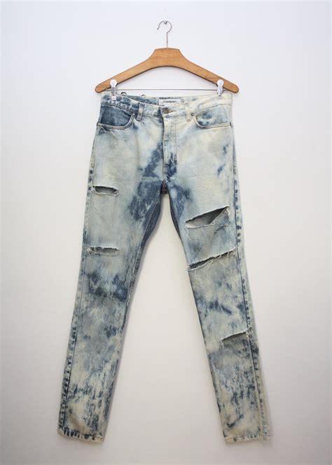 ysl mens ripped jeans|YSL denim.